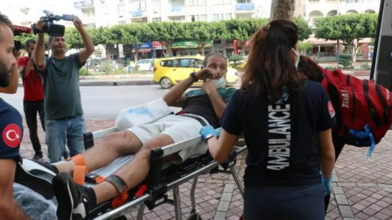 Kavgada vuruldu, yaralı halde eve gitti; o anlar kamerada