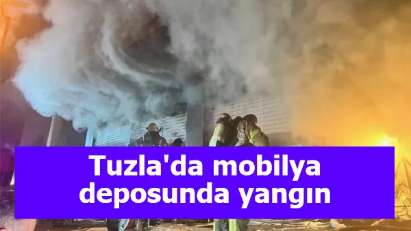 Tuzla'da korkutan yangın