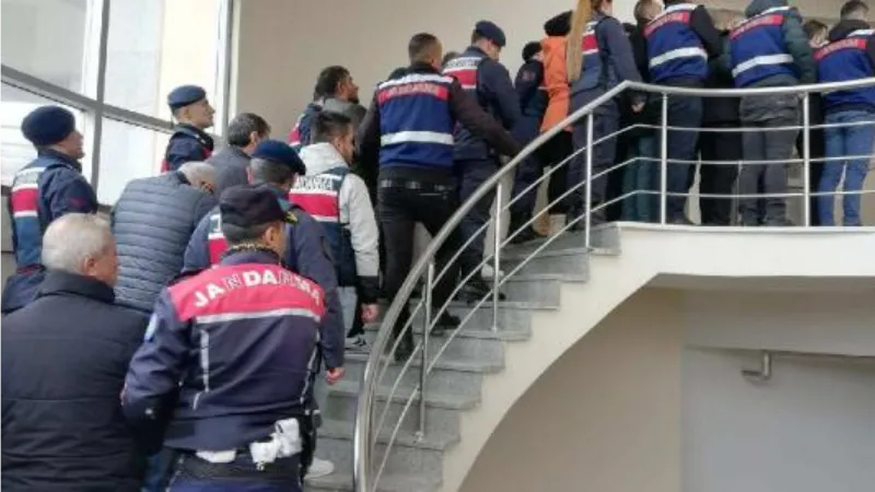 Edirne’de uyuşturucu çetesine operasyonda 14 tutuklama