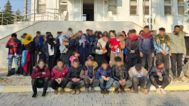 Gaziantep'te 125 kaçak göçmen yakalandı, 6 organizatör tutuklandı