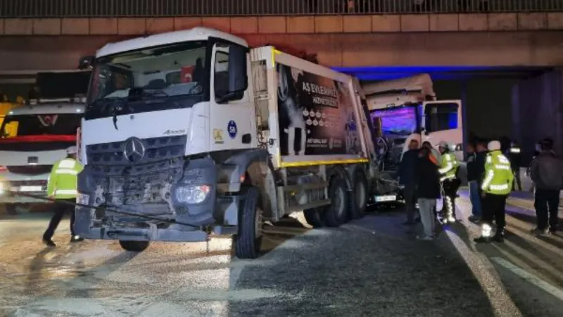 Adana'da zincirleme kaza: 1 yaralı