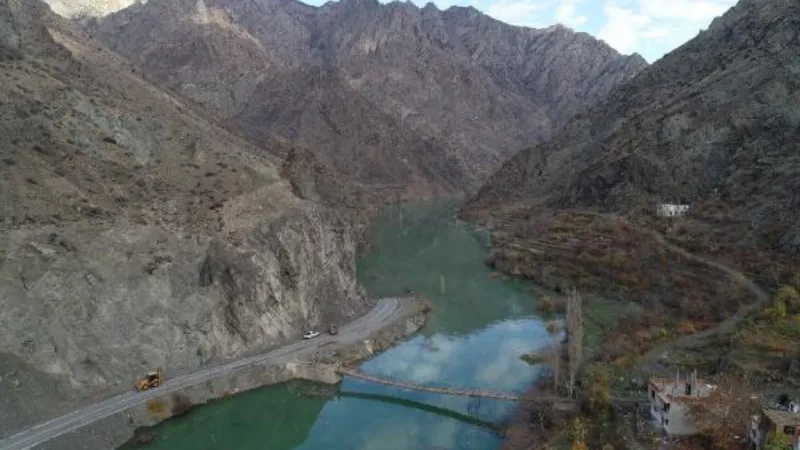 Yusufeli Barajı'nda su yüksekliği 41 metreye ulaştı