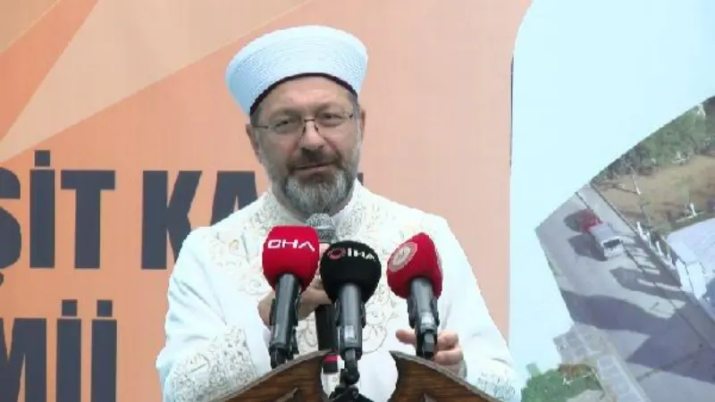 Diyanet İşleri Başkanı Erbaş: Camisi olmayan mahalle kalmamalı