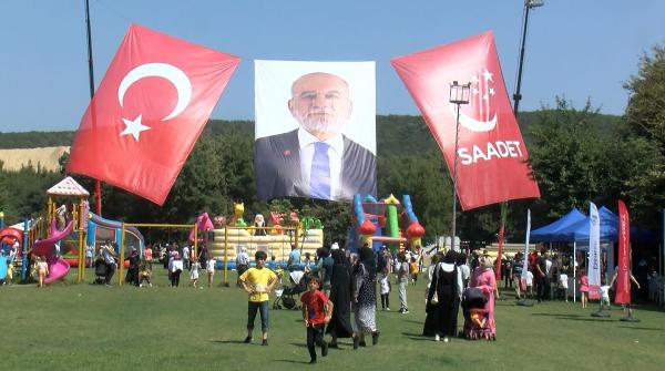 Temel Karamollaoğlu partisinin piknik programına katıldı