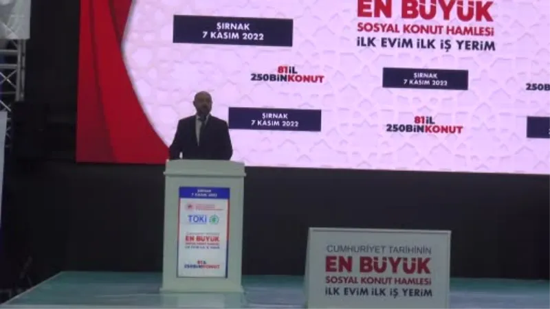 Şırnaklılar TOKİ kura çekimini heyecanla bekledi