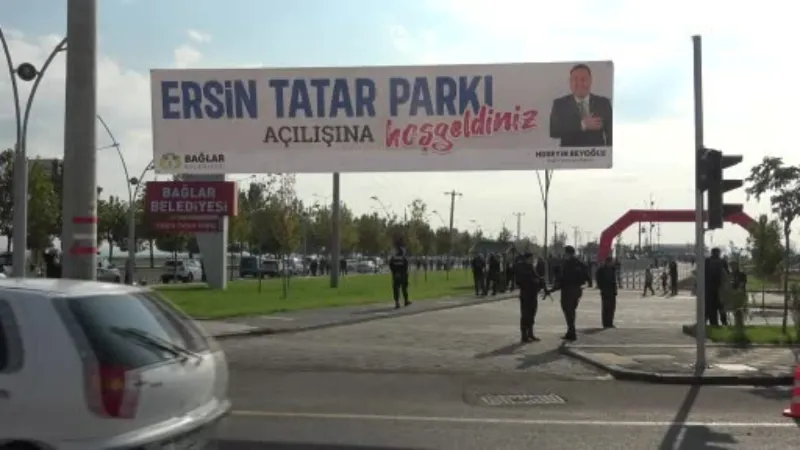 Türkiye’nin ilk Kıbrıs Barış Anıtı ve Ersin Tatar Parkı Diyarbakır’da yapıldı