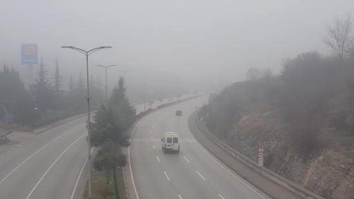 Karabük’te yoğun sis etkili oldu