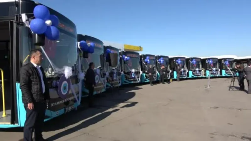 Diyarbakır filosuna 11 yeni otobüs eklendi