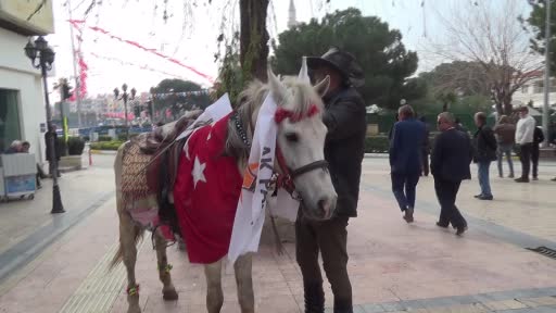 Aydınlı Kovboy’un atıyla Cumhurbaşkanını dinleme hayali yarım kaldı