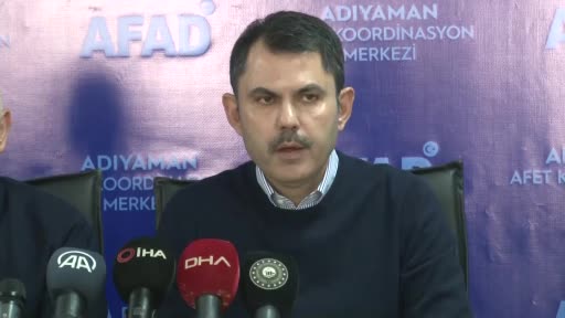 Bakan Kurum: "Adıyaman’da 3 bin konteynerin 15 gün içinde etaplar halinde teslim edilecek"