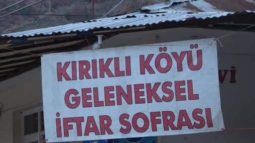 Kırıklı Köyü’nde 19 yıldır süren gelenek