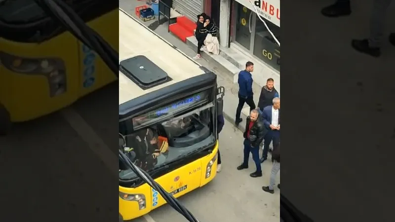 Başakşehir'de İETT şoförüne yumruklu saldırı 