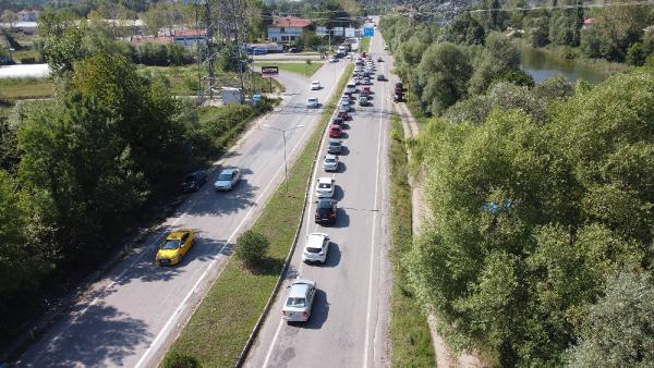 İnkum’da hafta sonu yoğunluğu; girişler kapatıldı