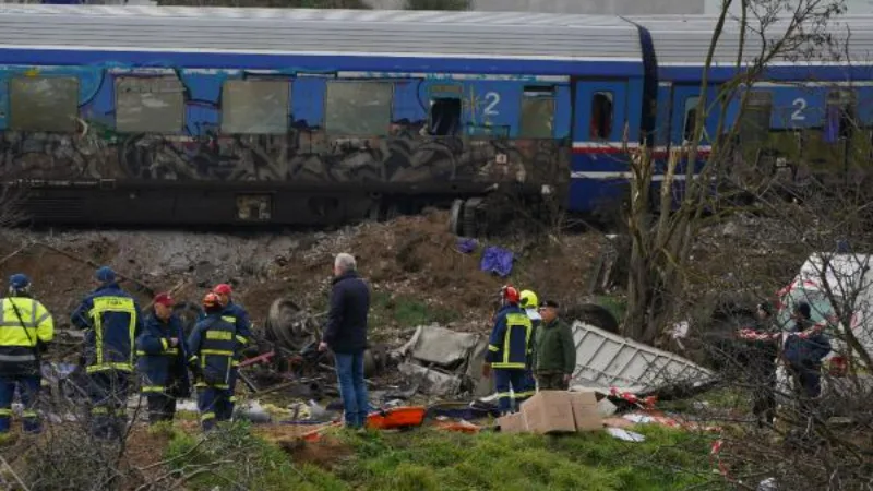 Yunanistan’da tren kazasında can kaybı 46’ya yükseldi