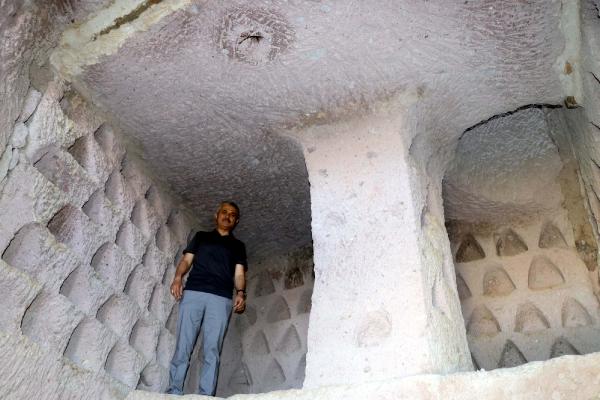 Koramaz'da 2 yıl önce keşfedilen columbariumlar, turizme kazandırılmayı bekliyor