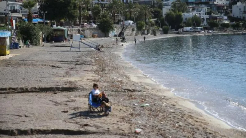 Bodrum'da yağmur bitti, deniz keyfi başladı