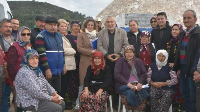 Bodrum'da taş ocağında bilirkişi incelemesi