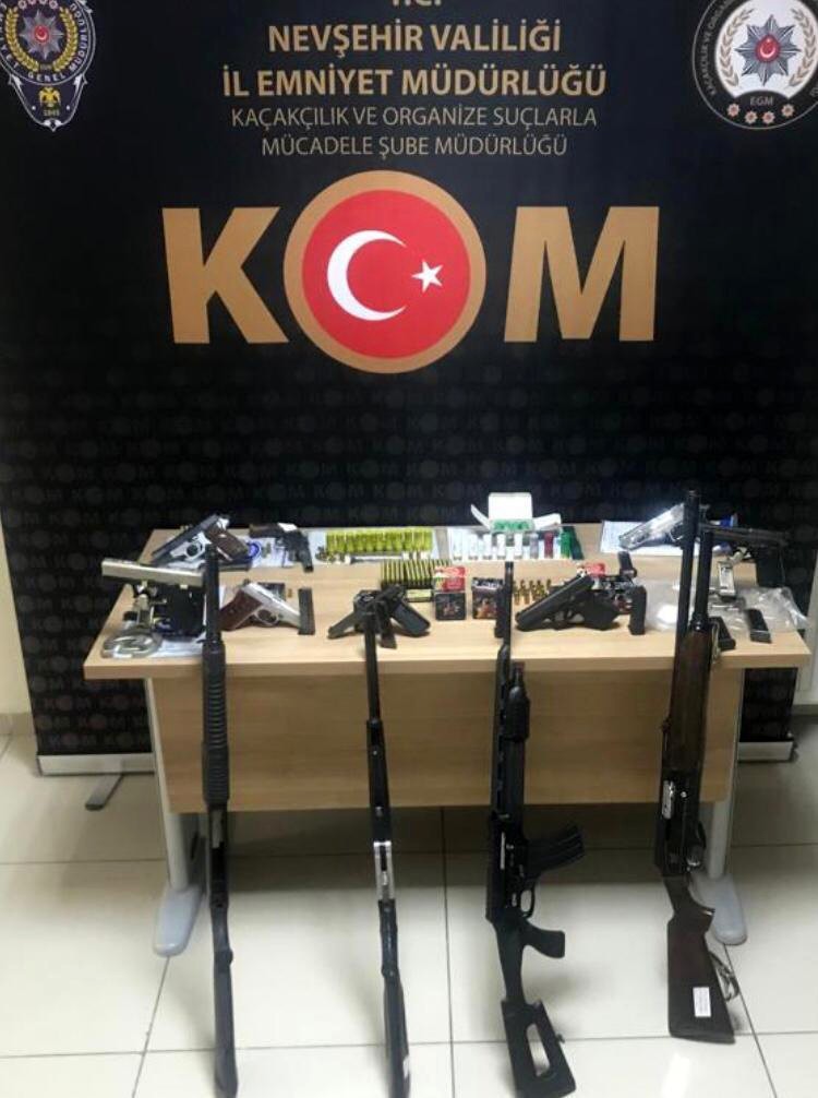 Nevşehir’de organize suç örgütü operasyonu: 8 gözaltı