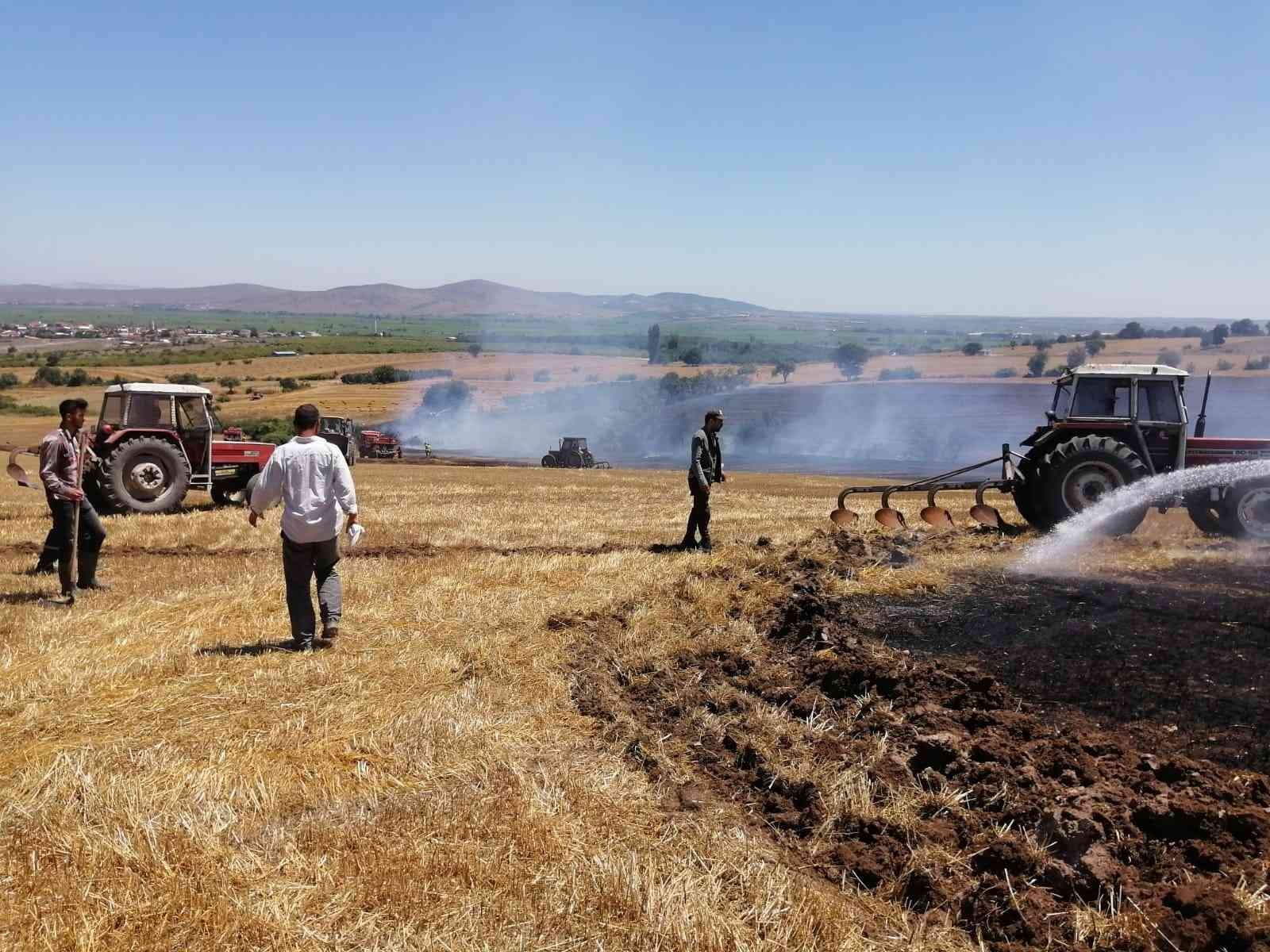 Gönen’de arazi yangını