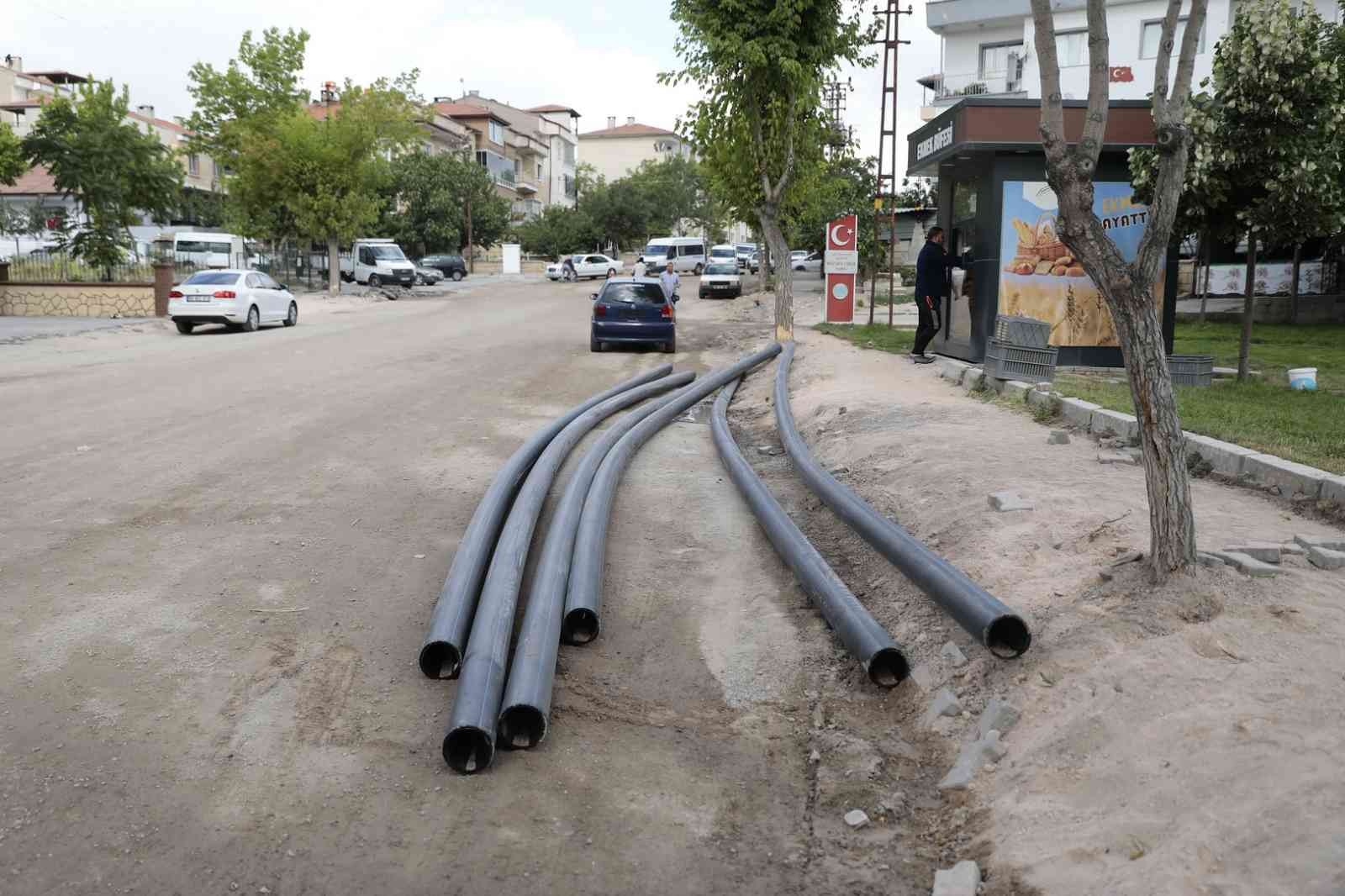 Nevşehir’de alt yapı çalışmaları devam ediyor