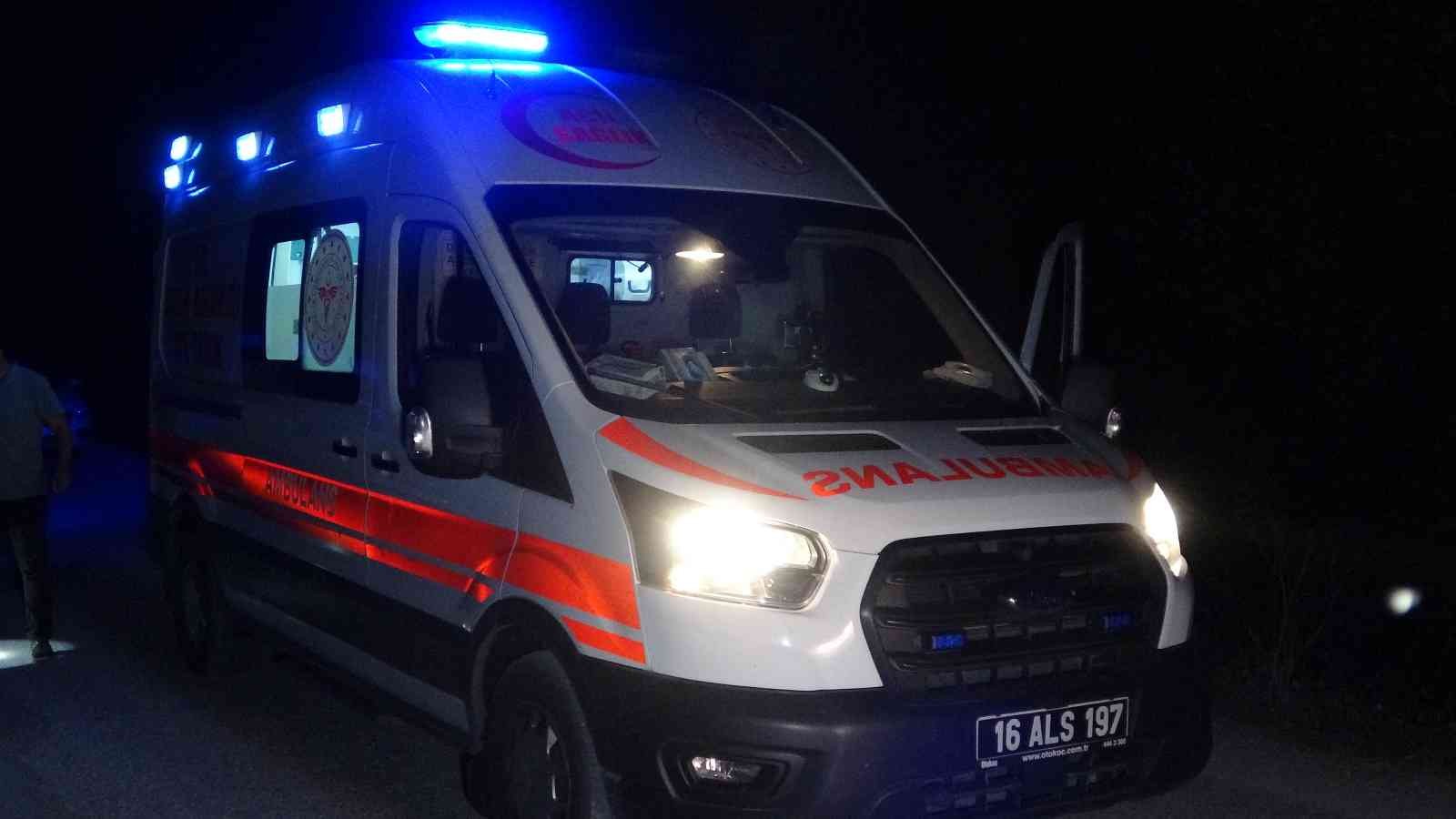 Bursa’da silahla vurulan kişiyi, vatandaş yaralı buldu