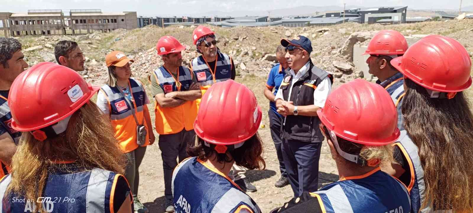 AFAD eğitimleri devam ediyor