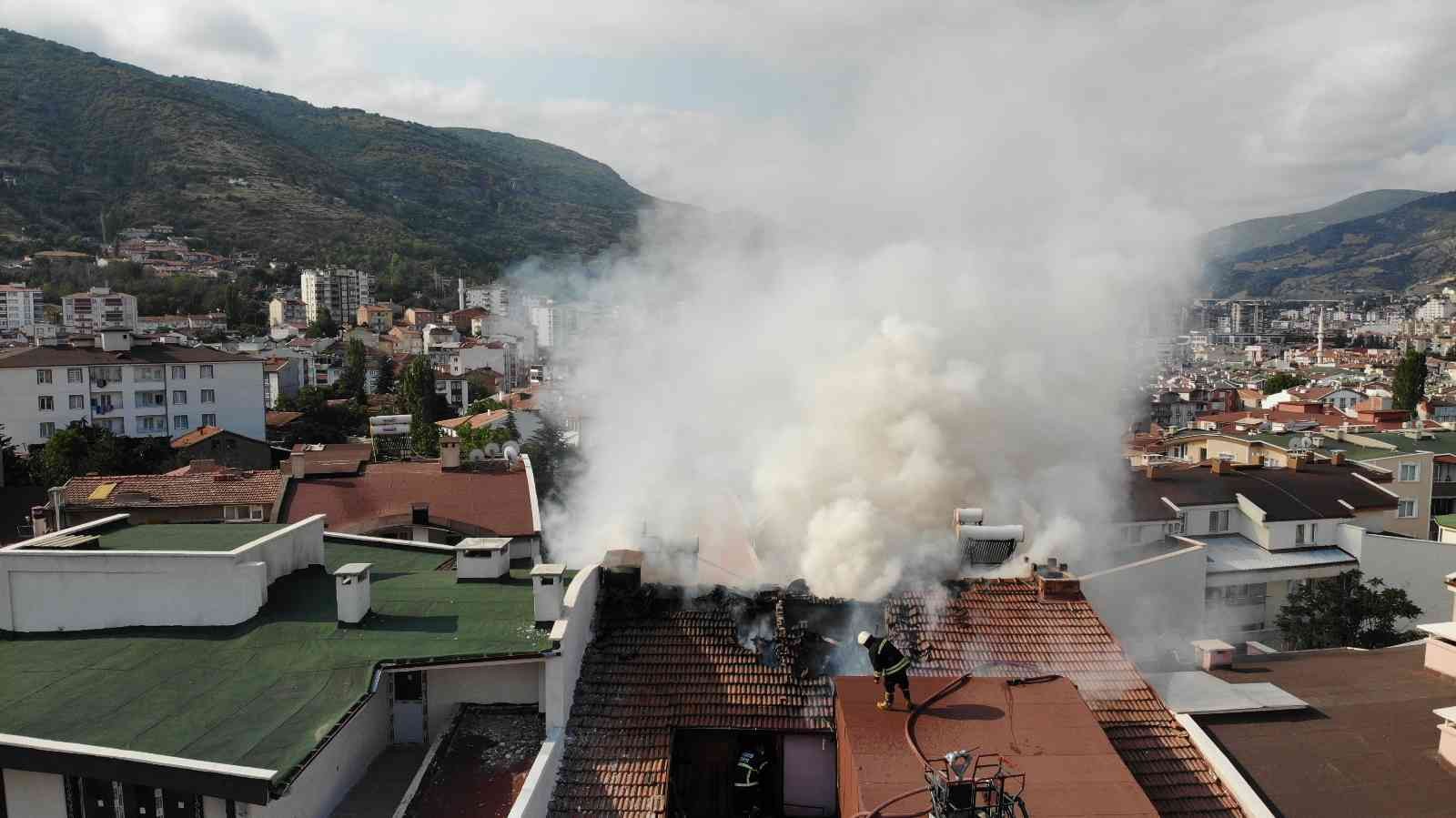 Tokat’ta korkutan yangın