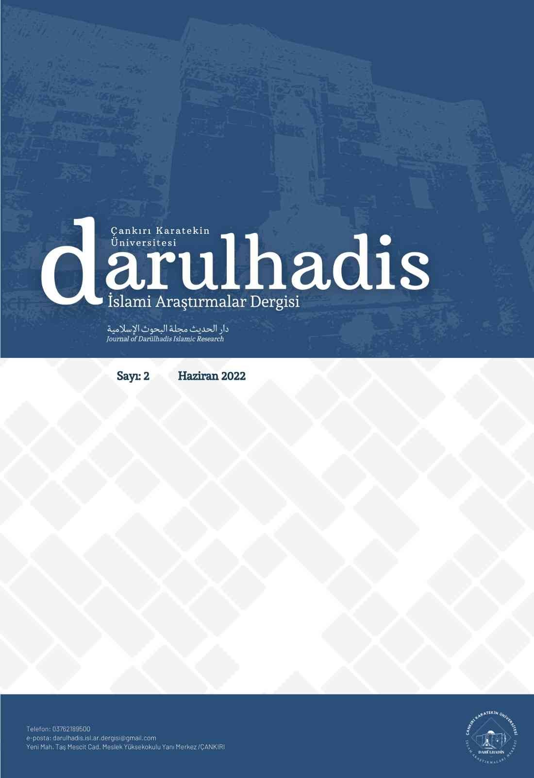 Darülhadis İslami Araştırmaları Dergisi’nin 2. sayısı yayımlandı