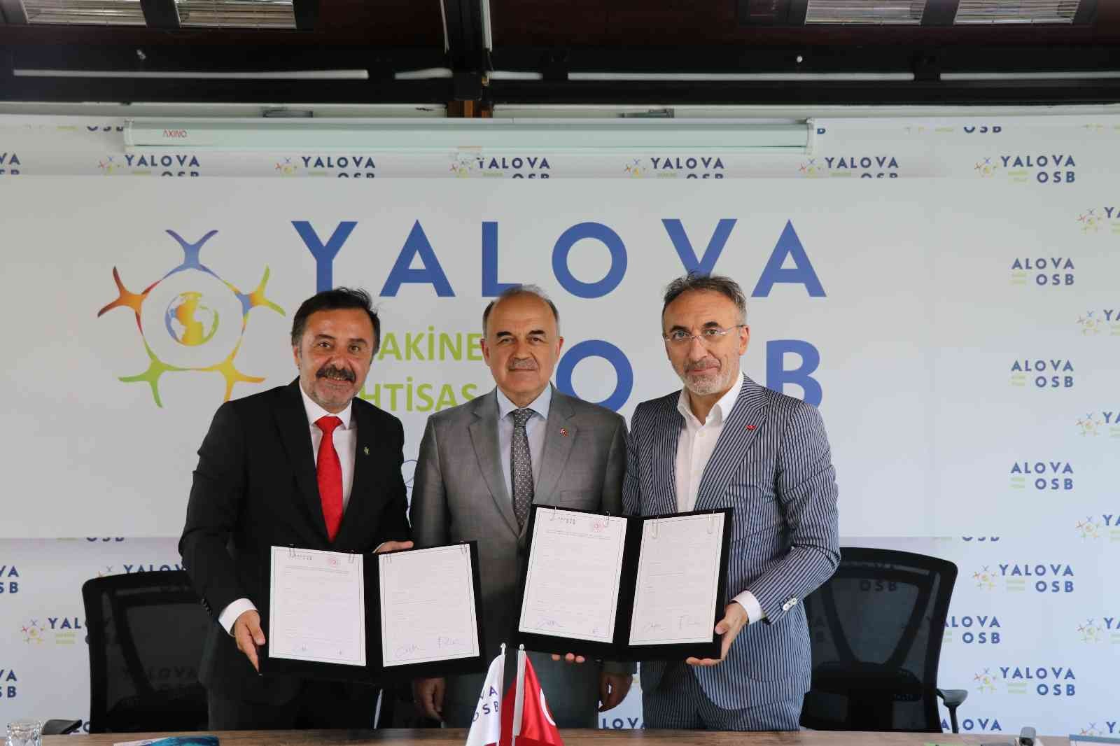 Yalova Makine İhtisas OSB’de Yenilik Merkezi için imzalar atıldı