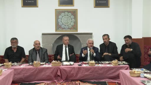 Cumhurbaşkanı Erdoğan Muharrem ayı iftarında konuştu