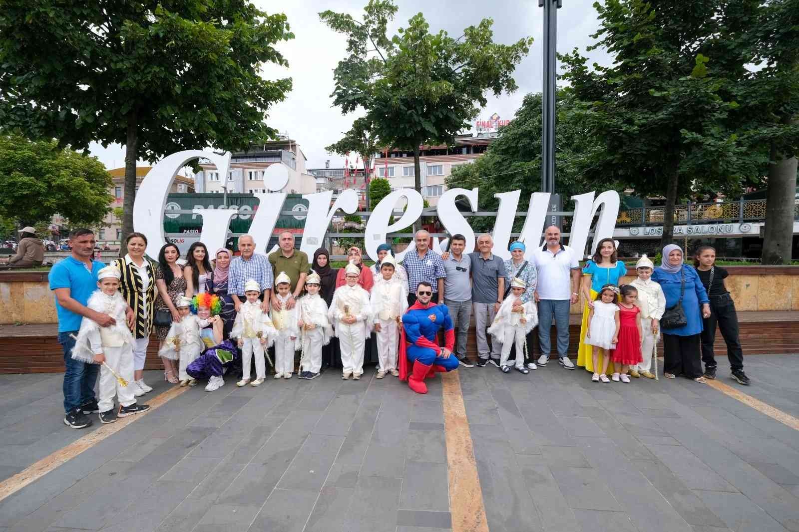 Giresun Belediyesi sünnet şöleni düzenledi