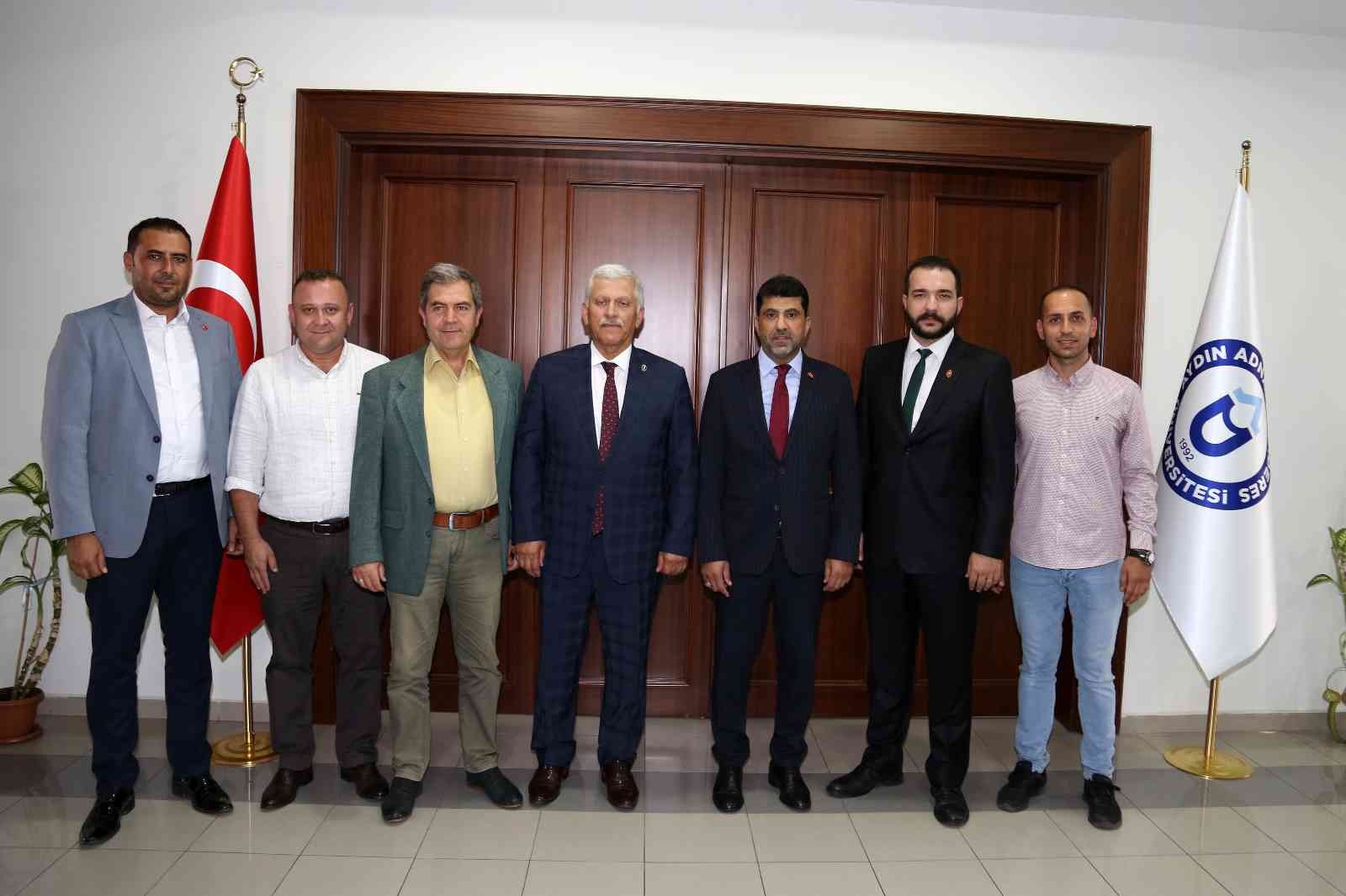 ADÜ Rektörü Aldemir, Türk Veteriner Hekimleri Birliği Konseyi Başkanı Eroğlu’nu ağırladı