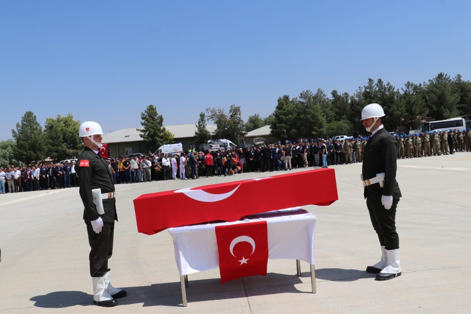 Şehit Teğmen Ömer Bağra için Siirt’te tören düzenlendi