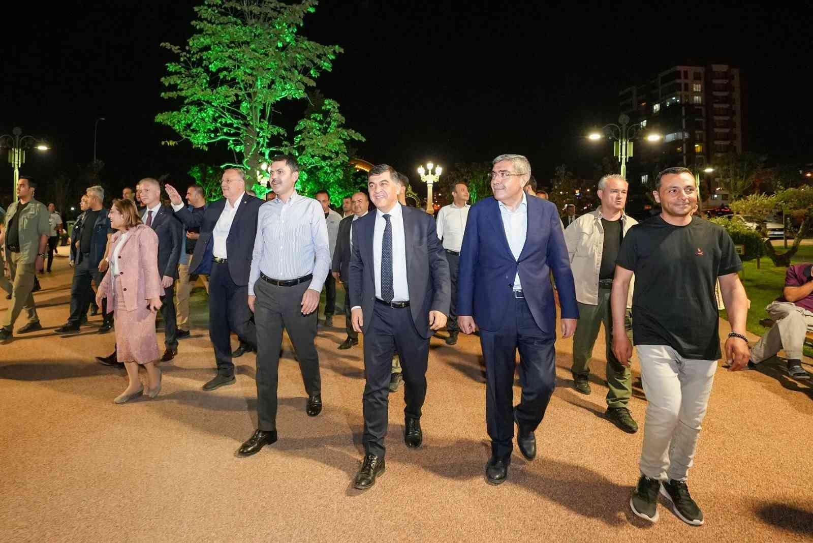 Bakan Kurum, Şehitkamil Vadi Park’ı yerinde inceledi