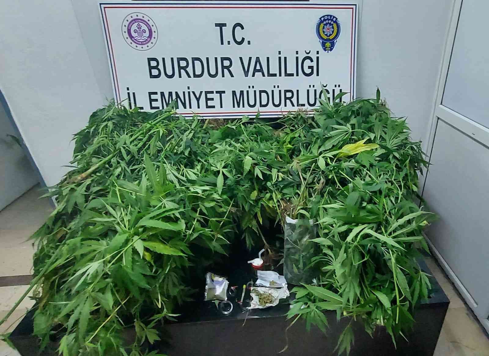 Burdur’da seraya uyuşturucu operasyonu: 1 tutuklama