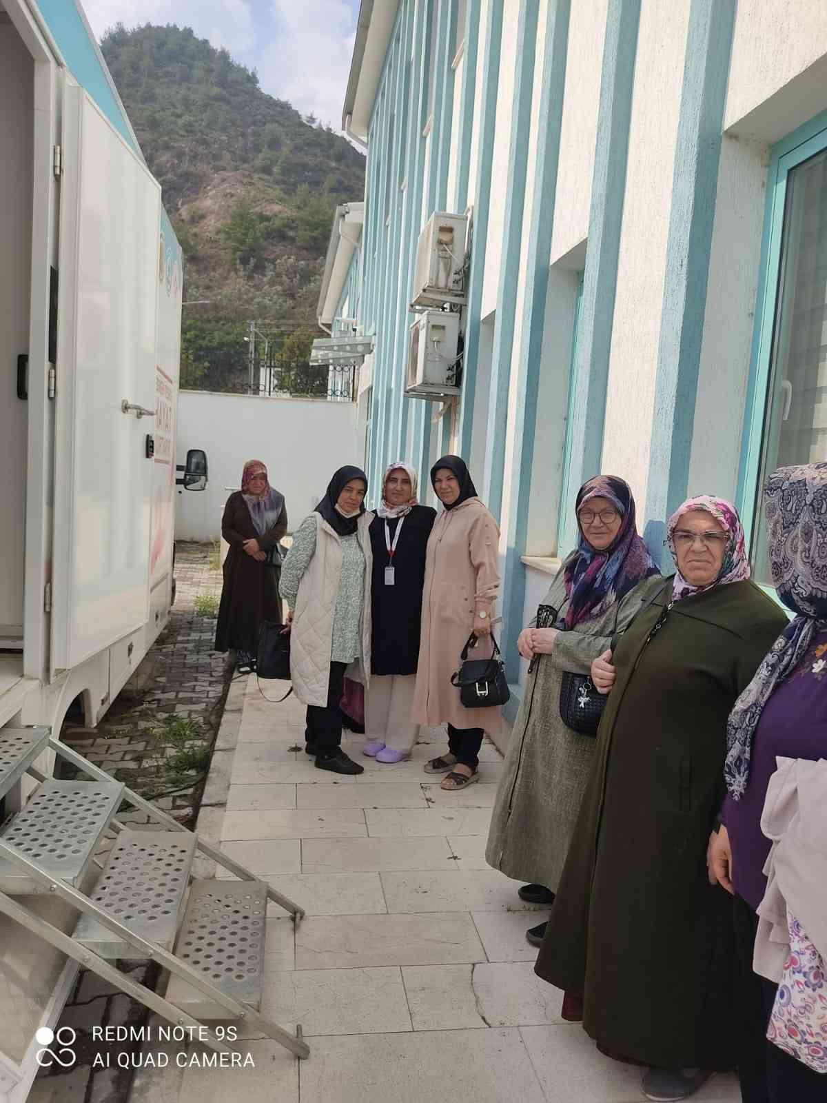 Mobil kanser tarama aracı Osmaneli ilçesinde hizmet vermeye başladı