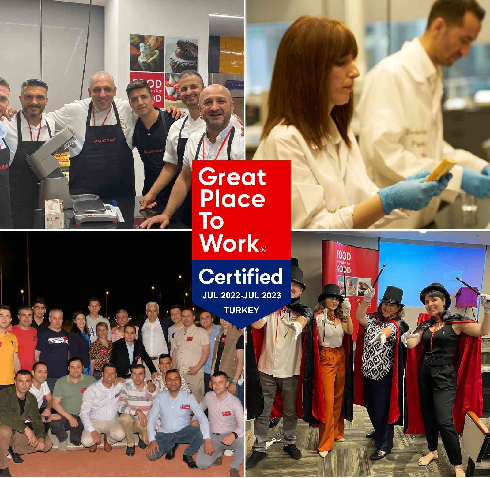 Puratos Türkiye, Great Place to Work Sertifikasyonu’nu tamamladı