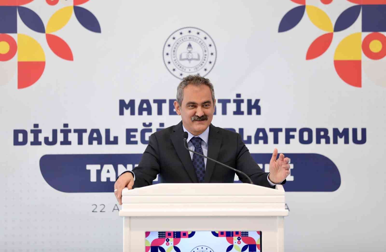 Bakan Özer: “Tüm vatandaşlarımızın matematik öğrenmeye ihtiyacı var”