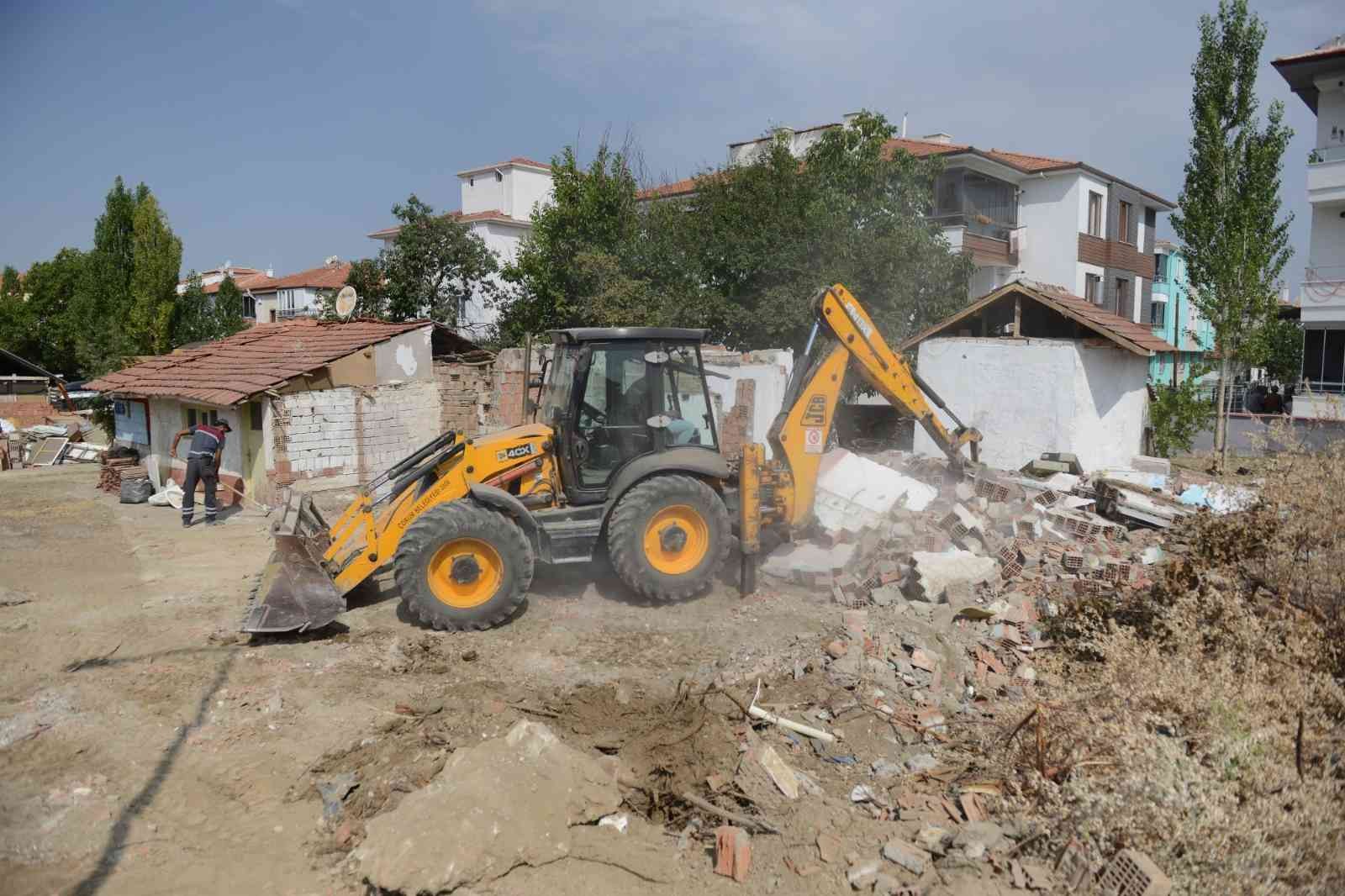 Çorum’da kamulaştırılan 167 yapı park, yeşil alan ve yol oldu