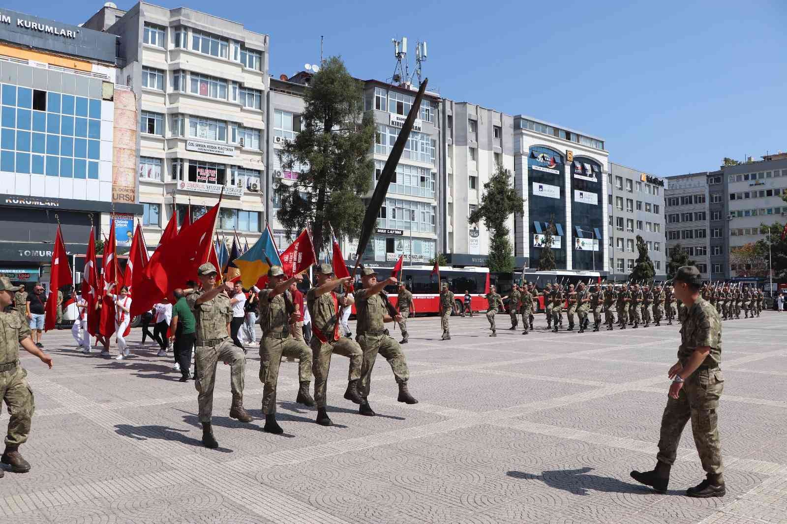 Samsun’da 30 Ağustos Zafer Bayramı provası