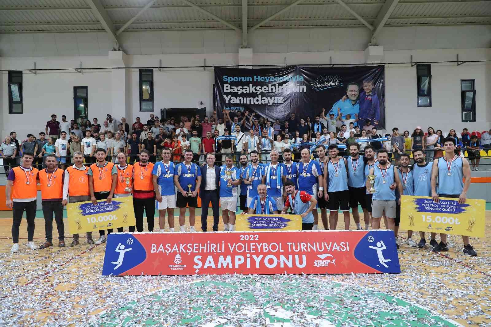 Başakşehirli Voleybol Turnuvası’nda şampiyon belli oldu