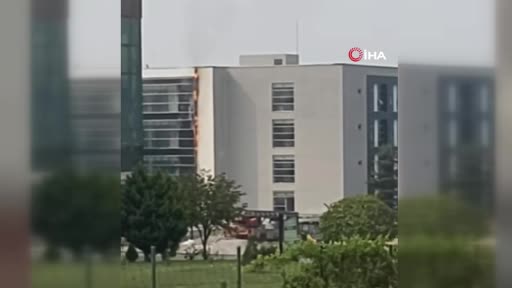 Bursa Teknik Üniversitesi’nde yangın paniği