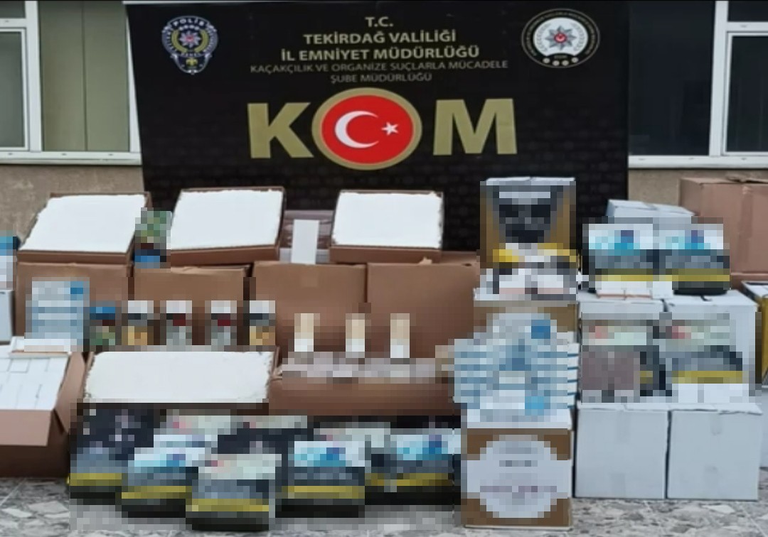 Tekirdağ’da tütüne dev operasyon