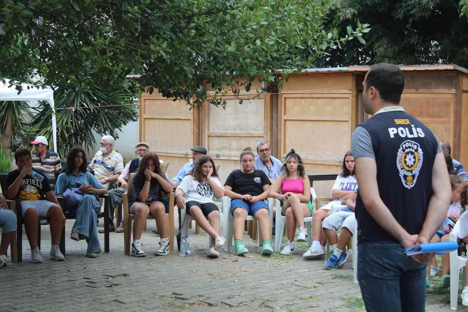 Sinop’ta çocuklara güvenli internet eğitimi