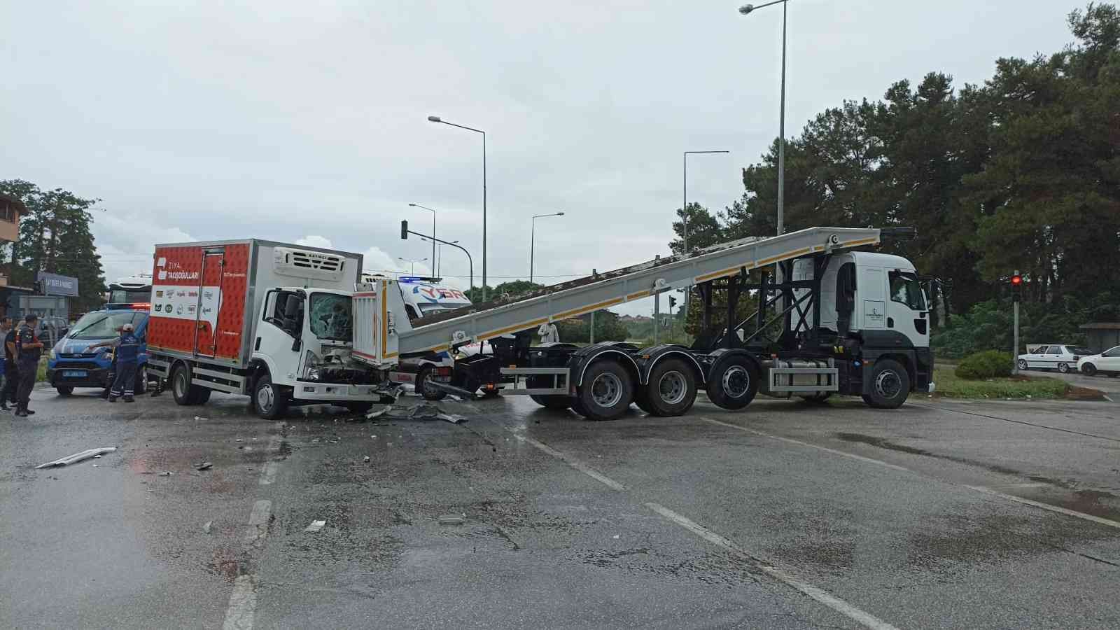 Samsun’da trafik kazası: 1 yaralı