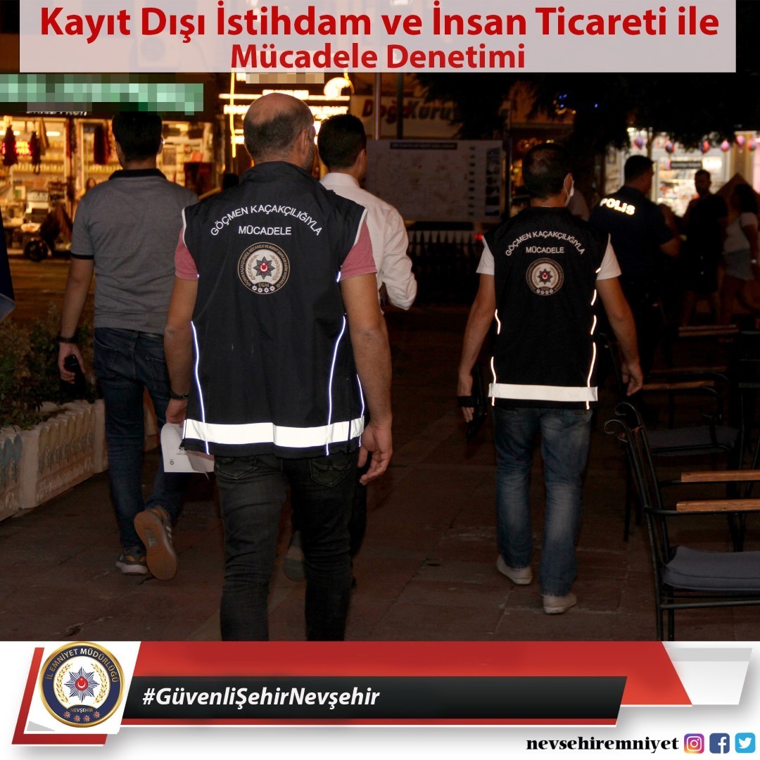 Nevşehir’de kayıt dışı istihdam denetimi yapıldı