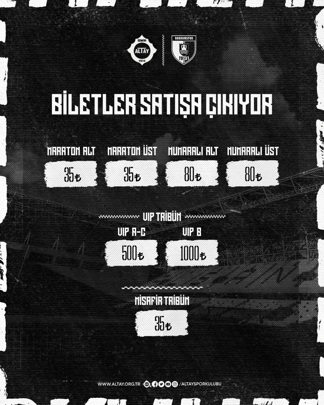 Altay - Bodrumspor maçının biletleri satışta