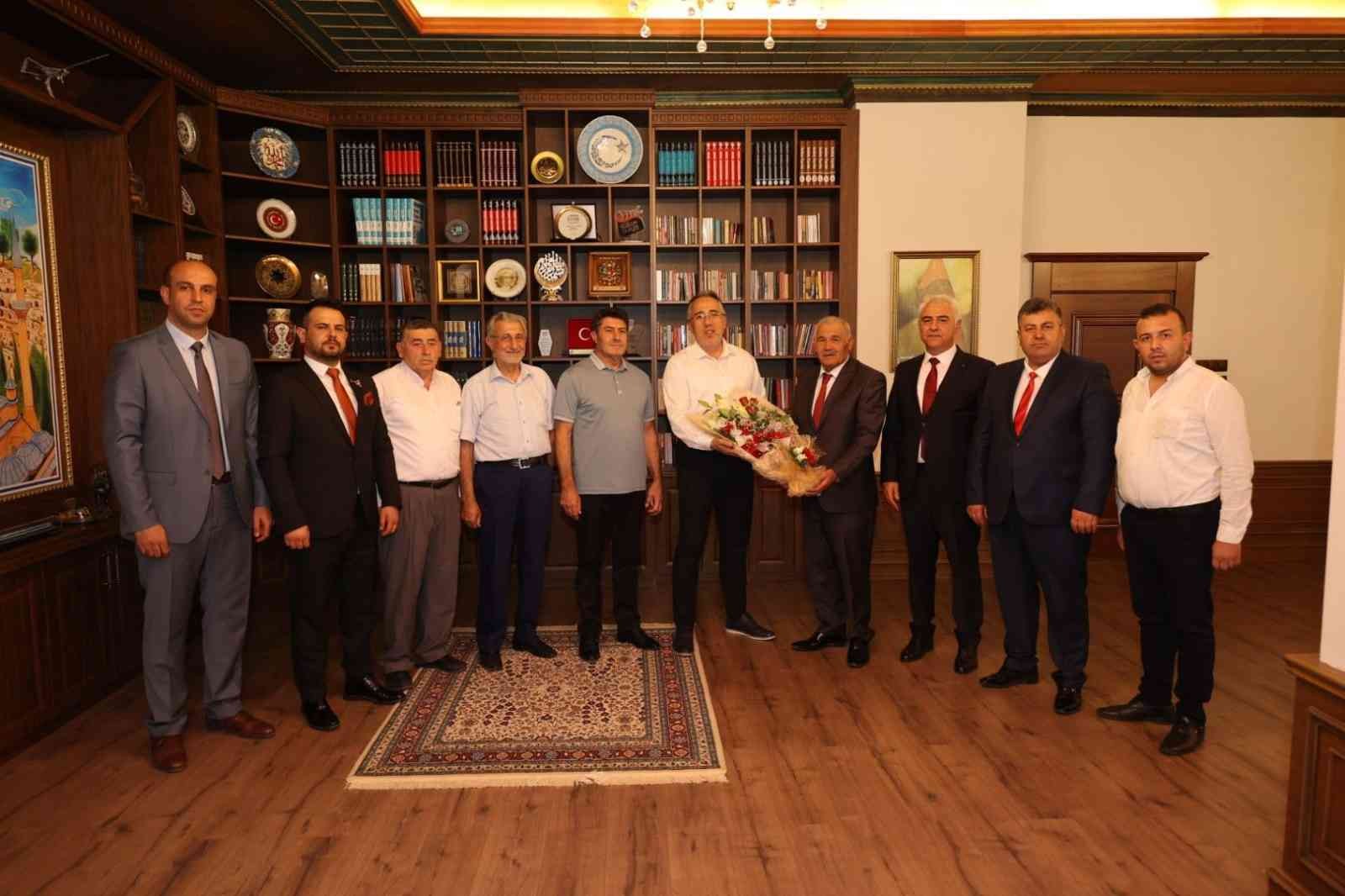 Ahilik Kutlama heyeti Başkan Savran’ı ziyaret etti