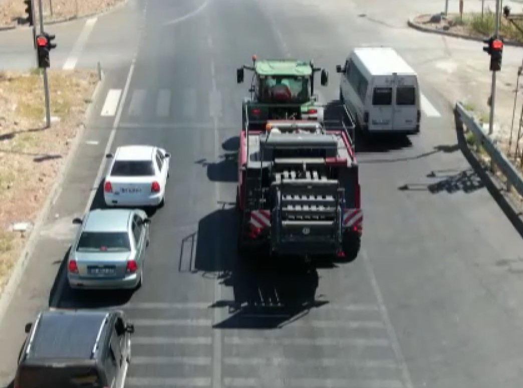 Gaziantep’te dron destekli trafik denetiminde 17 araca ceza