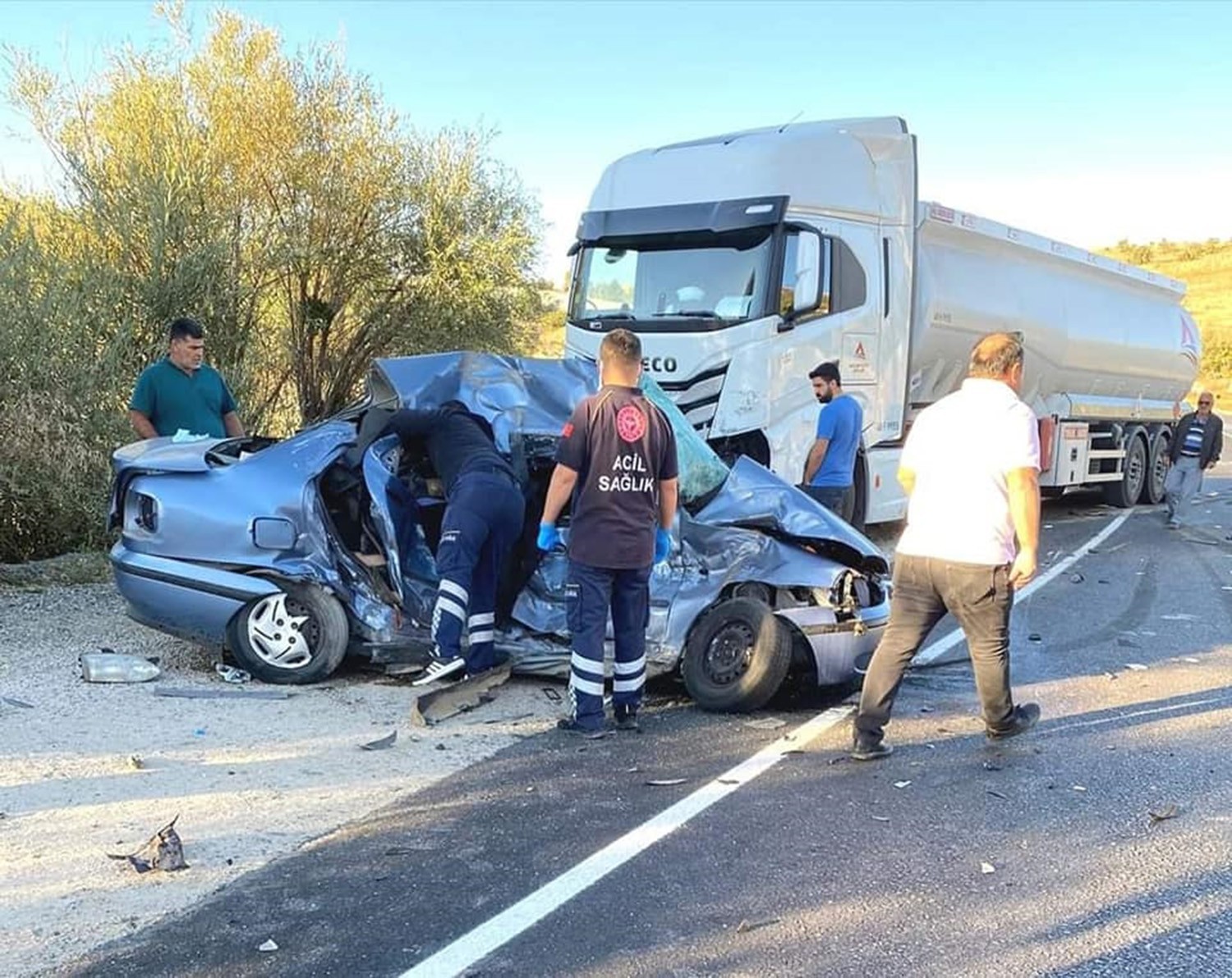 Antalya’da trafik kazası 4 Ölü, 1 Yaralı